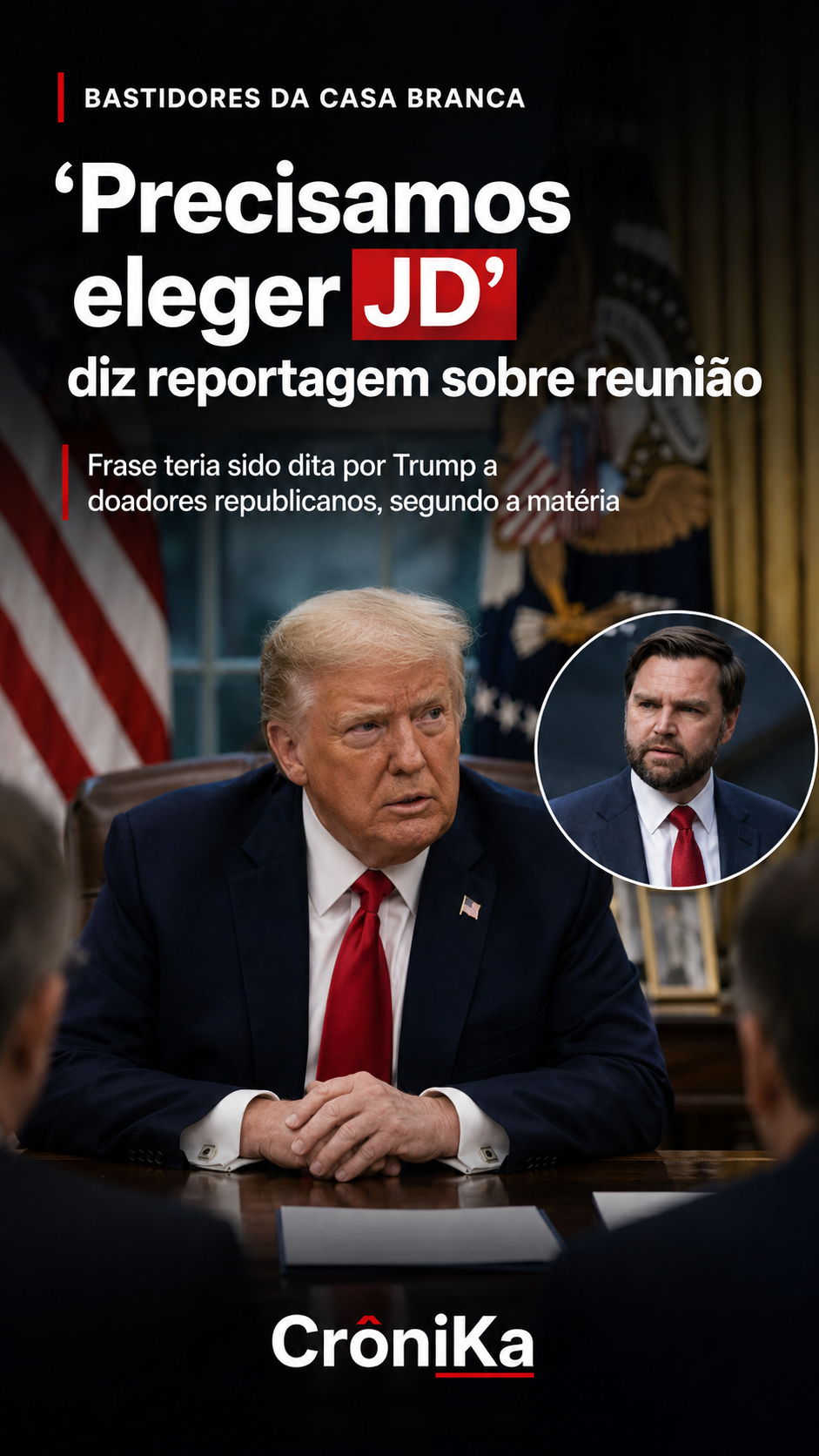 Trump sinaliza apoio a JD Vance e esquenta disputa republicana para 2028